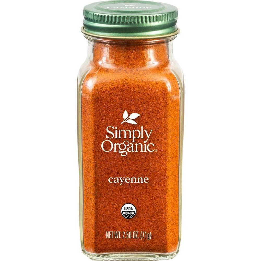 Simply Organic Poivre De Cayenne, 71 G – 6 Par Caisse
