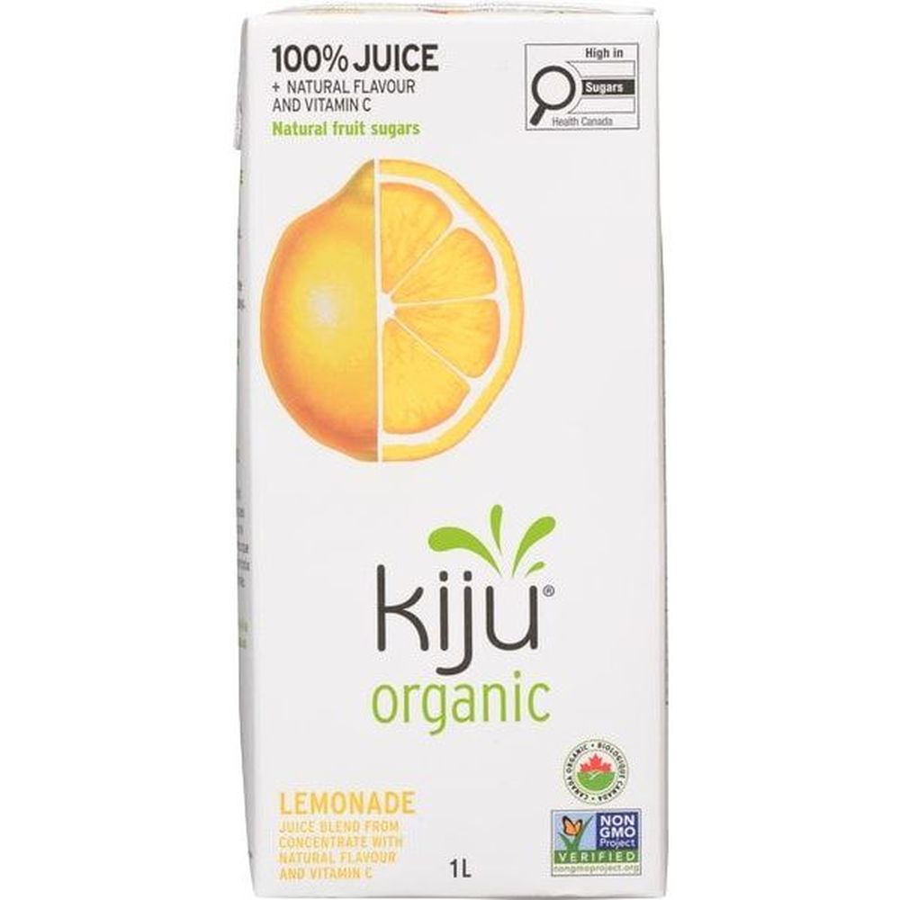 Kiju Organic Lemonade Juice, 1 L -- 12 Per Case