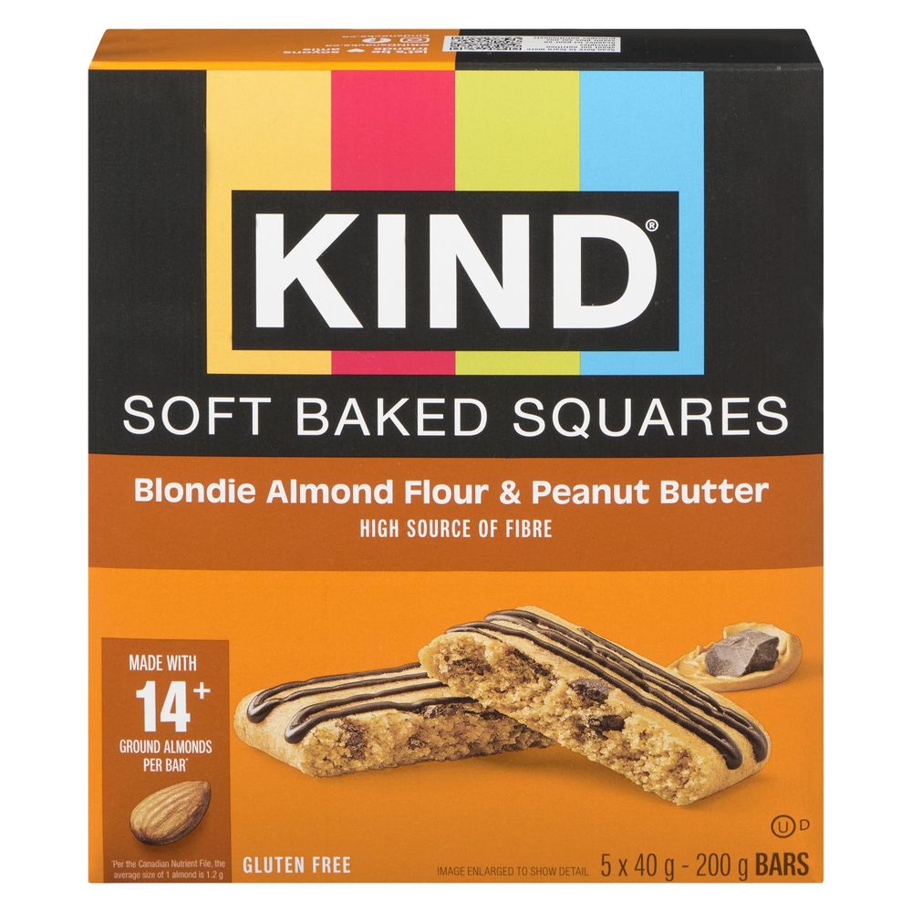 Kind Blondies Au Beurre De Cacahuète Et À La Farine D'amande, 40 G – 40 Par Caisse