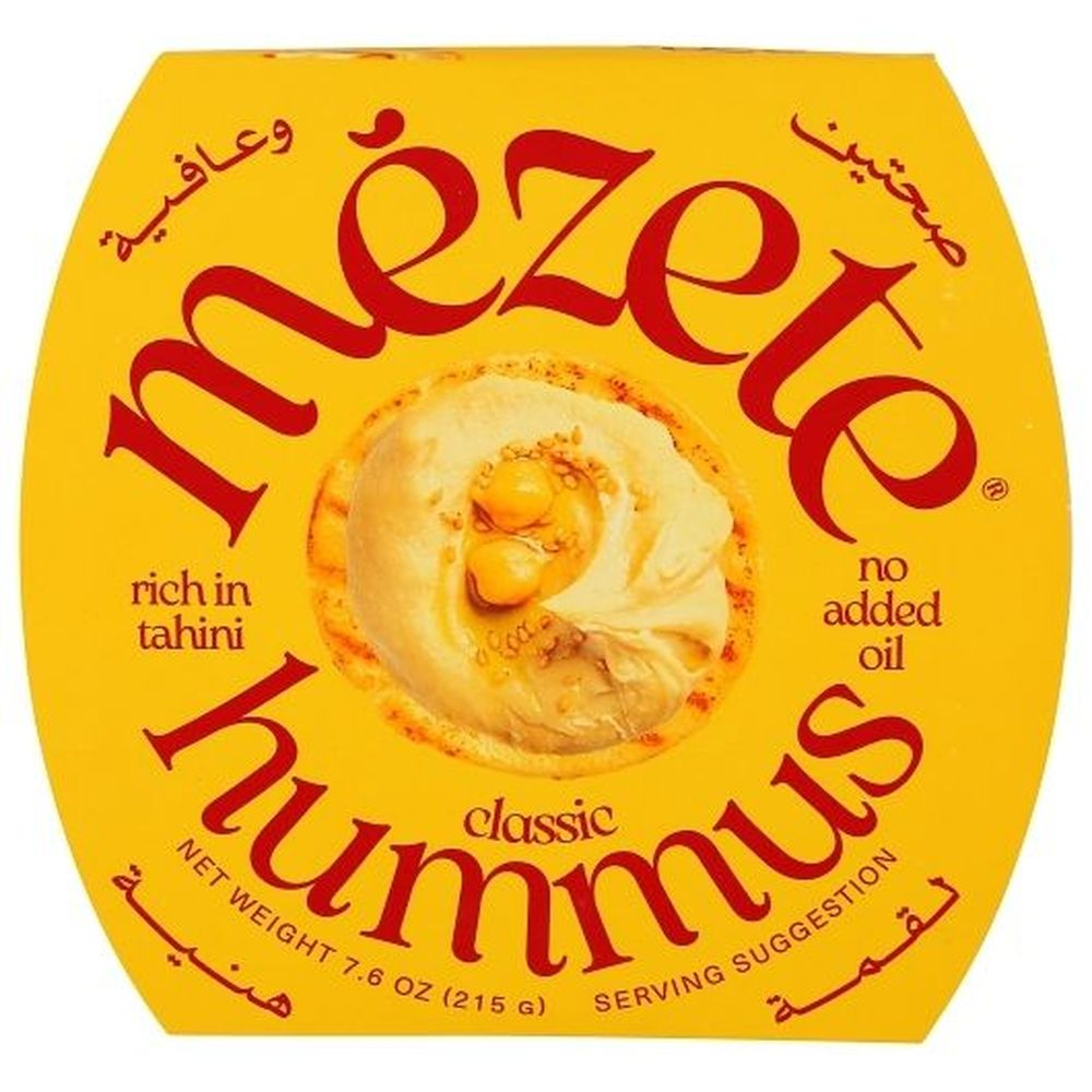 Mezete Classic Hummus, 7.6 Oz -- 6 Per Case