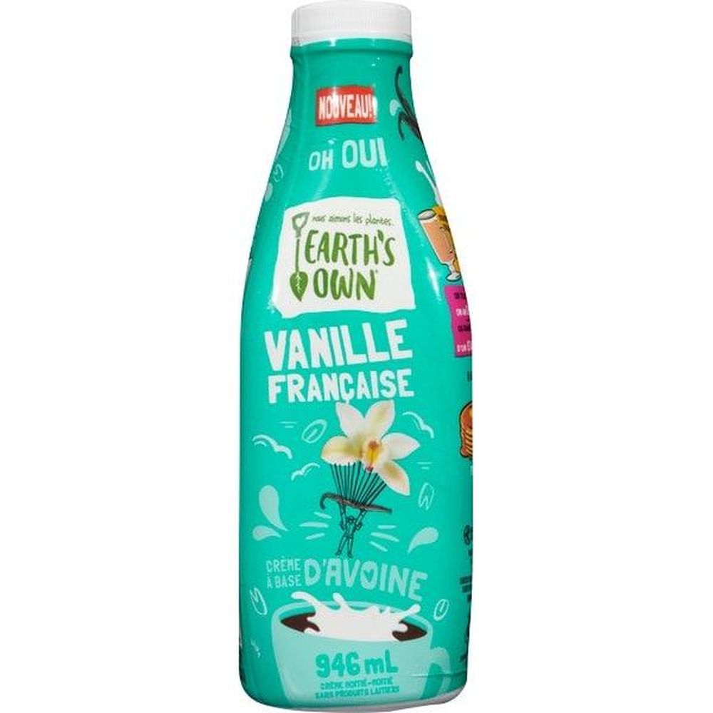 Earth's Own French Vanilla Oat Creamer, 946 Ml -- 6 Per Case