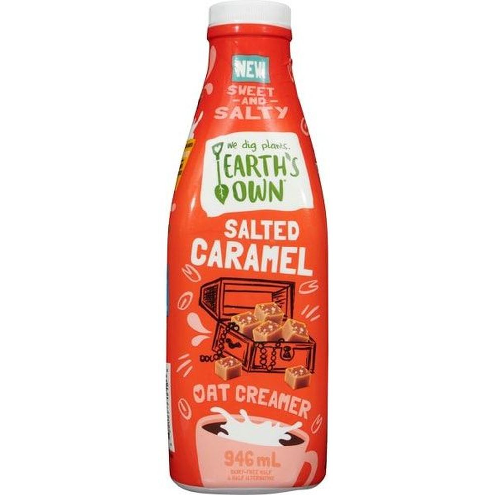 Earth's Own Salted Caramel Oat Creamer, 946 Ml -- 6 Per Case