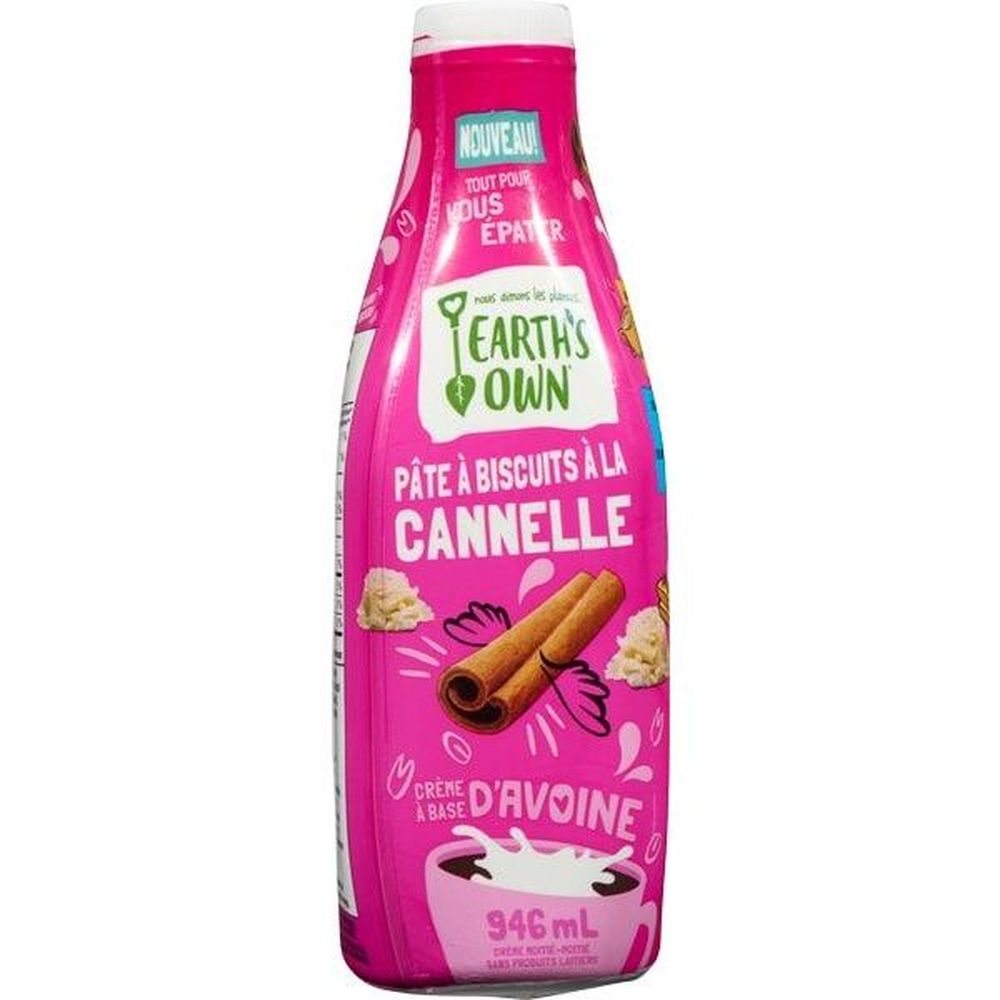 Earth's Own Cinnamon Cookie Dough Oat Creamer, 946 Ml -- 6 Per Case