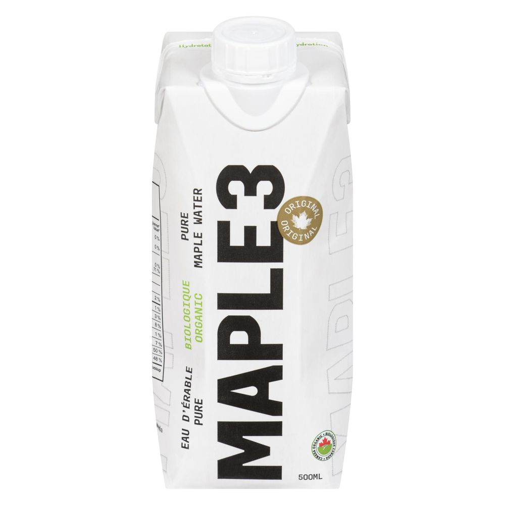 Maple 3 Organic Pure Maple Water, 500 Ml -- 12 Per Case
