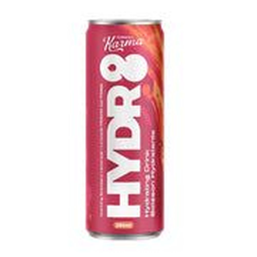Farming Karma Hydr8 Sparkling Strawberry Lemonade Hydrating Drink, 285 Ml -- 24 Per Case