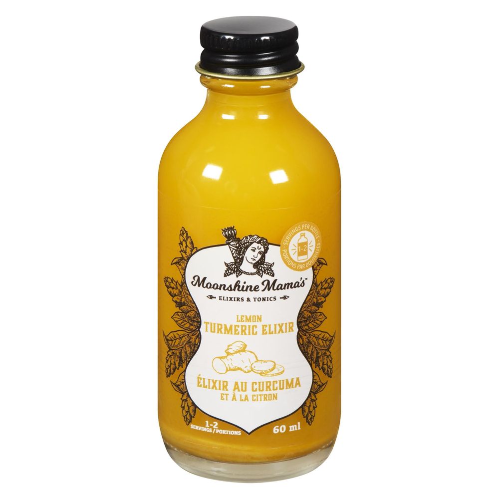Moonshine Mama's Lemon Turmeric Elixir, 60 Ml -- 12 Per Case