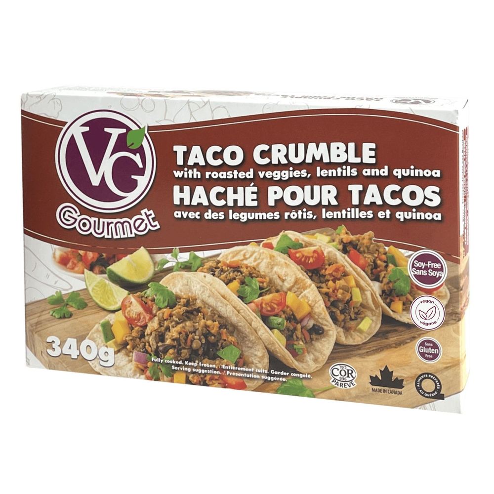 Veget Gourmet Taco And Chili Crumble, 340 G -- 12 Per Case