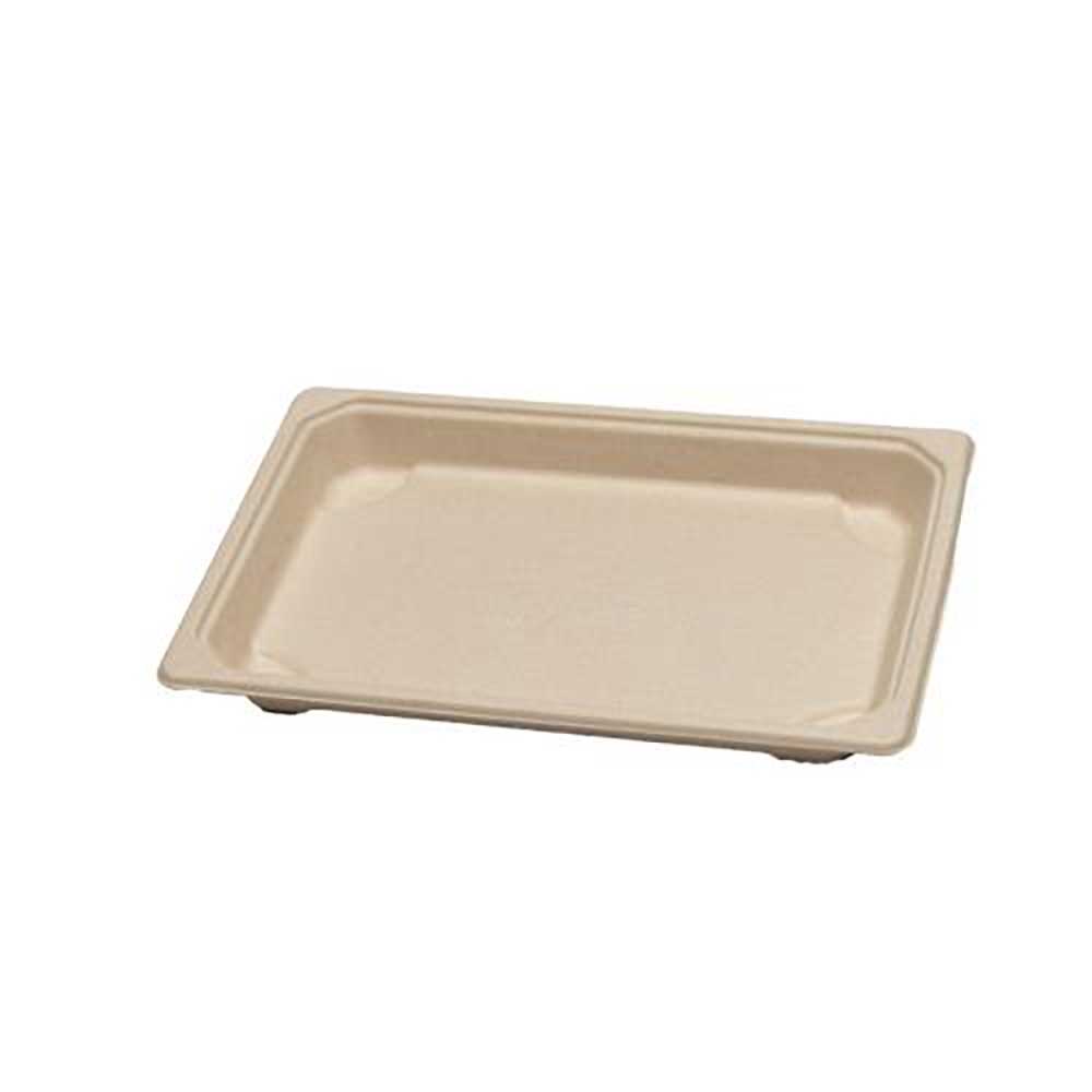Eco-packaging Beige Fibre Sushi Tray, 7.75 X 5 X 1.75 In -- 600 Per Case