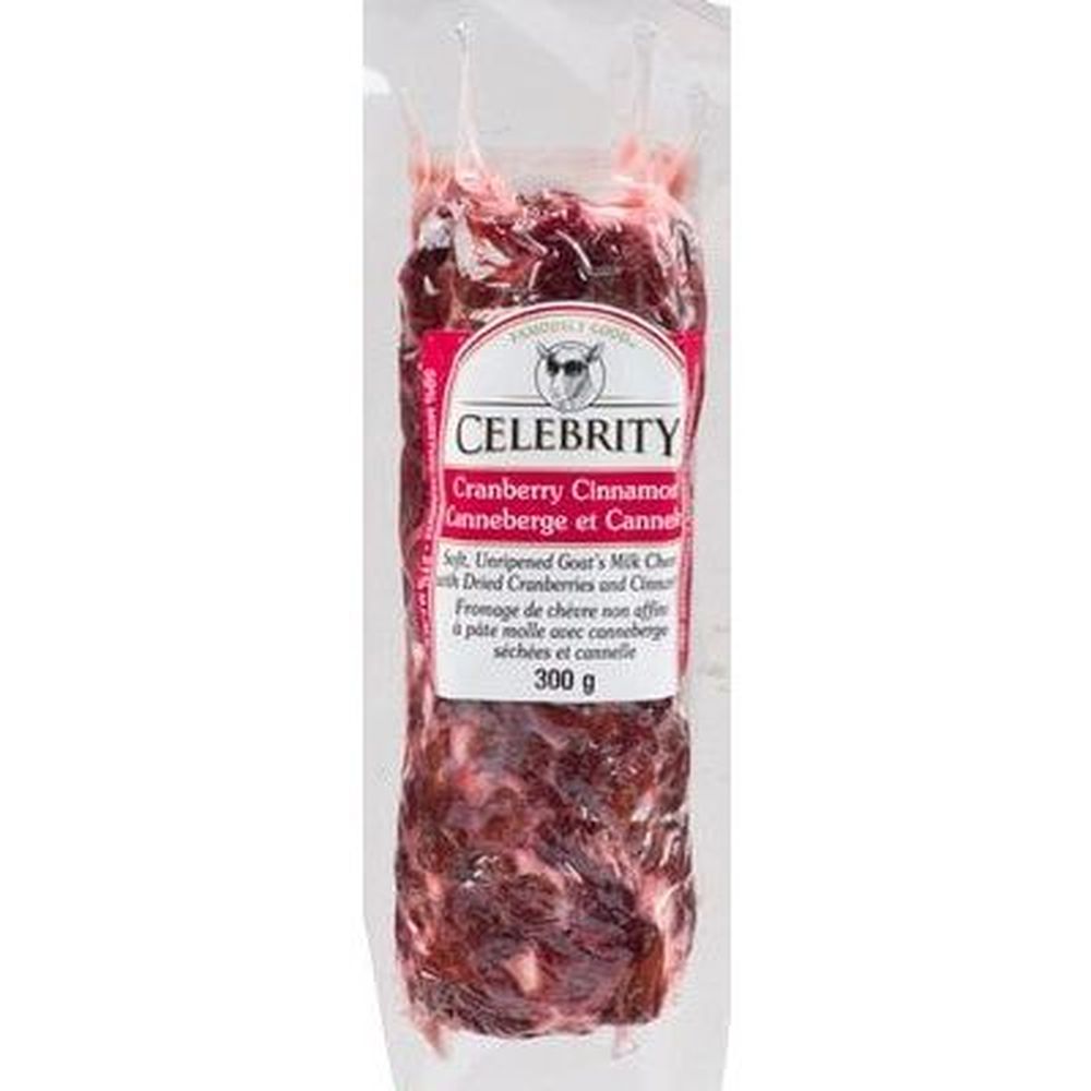 Celebrity Goat Cheese With Cranberry Cinnamon, 300 G -- 6 Per Case