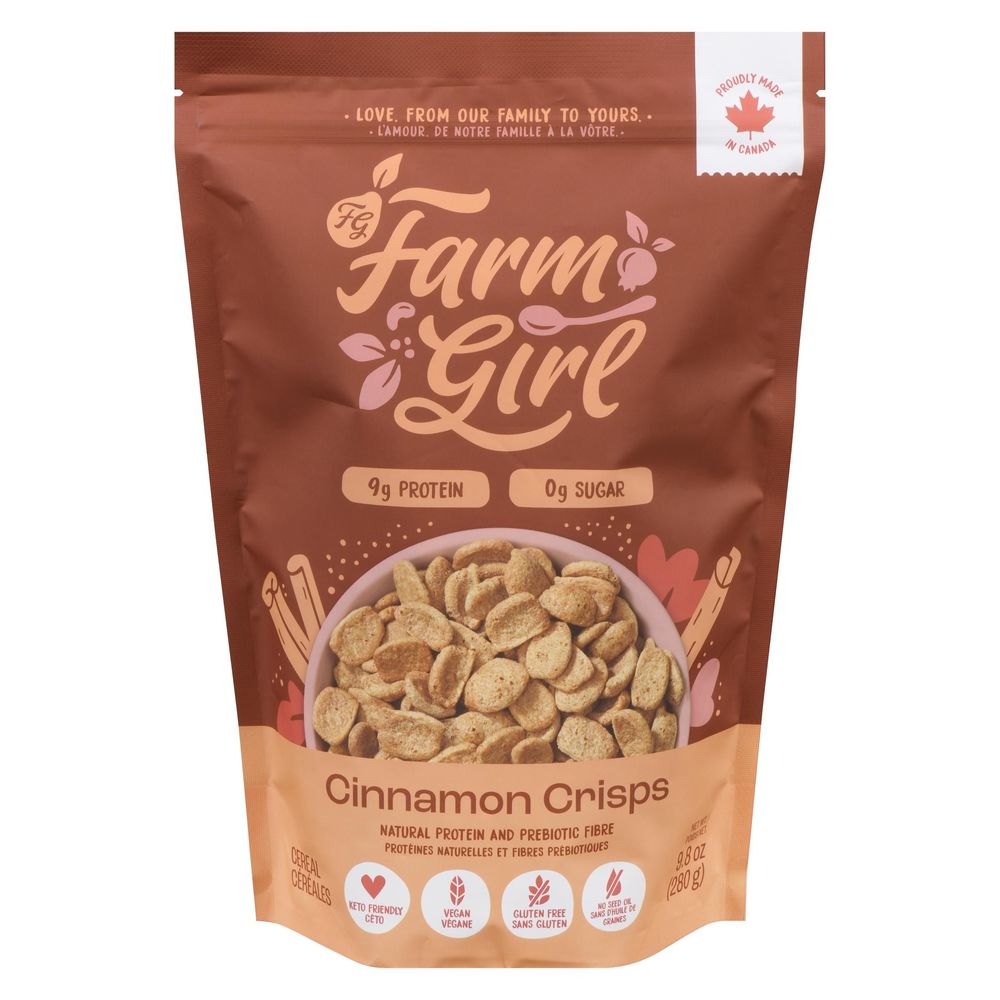 Farm Girl Cinnamon Crisps Cereal, 280 G -- 6 Per Case