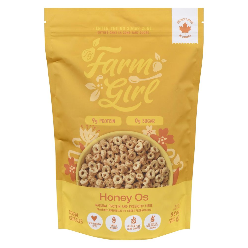 Farm Girl Honey Os Cereal, 280 G -- 6 Per Case