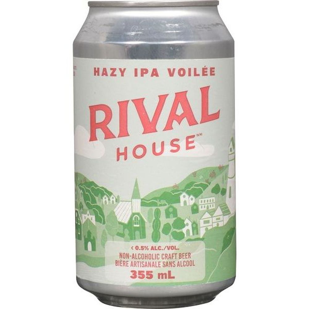 Rival House Hazy Ipa Non Alcoholic Beer, 355 Ml -- 24 Per Case