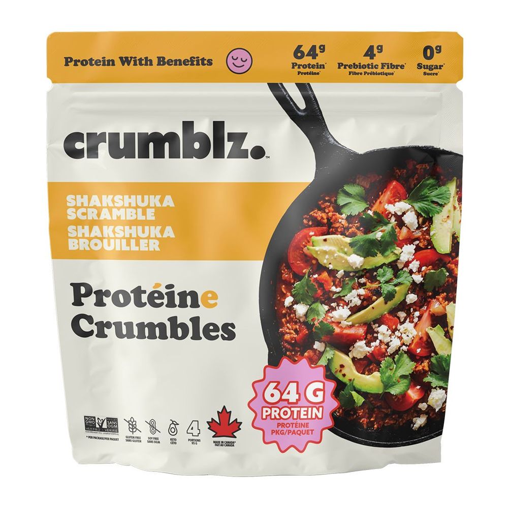 Crumblz Shakshuka Breggfast Scramble Protein Crumbles, 100 G -- 6 Per Case