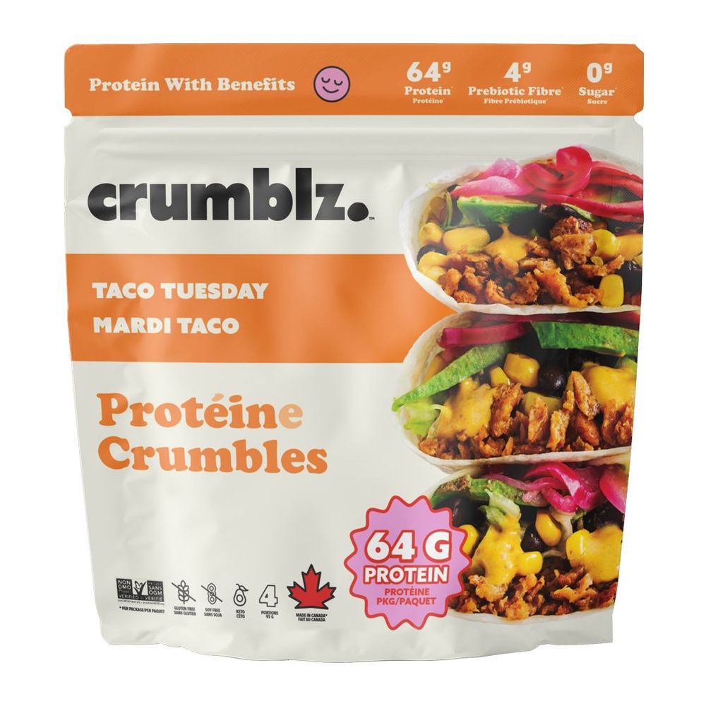 Crumblz Taco Tuesday Protein Crumbles, 100 G -- 6 Per Case