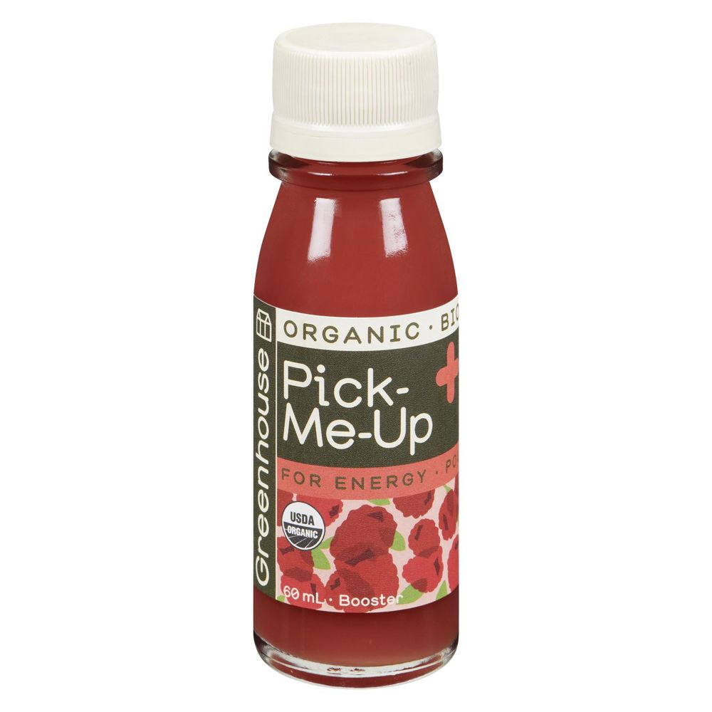 Greenhouse Organic Pick Me Up Wellness Shots For Energy, 60 Ml -- 12 Per Case