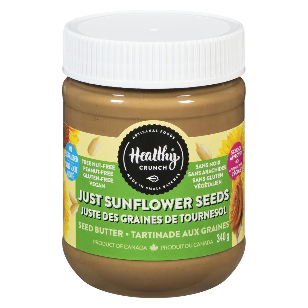 Healthy Crunch Just Sunflower Seed Butter, 340 G -- 6 Per Case