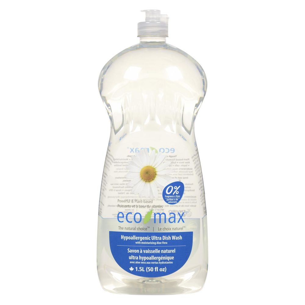 Eco-max Hypoallergenic Ultra Dish Wash, 1.5 L -- 4 Per Case