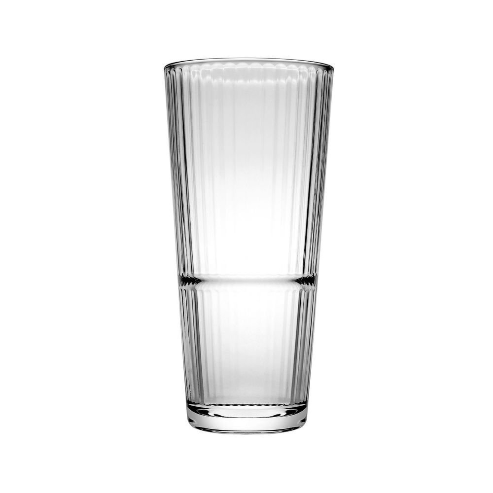 Pasabahce Grande Sunray Long Drink Glass, 15.5 Oz Capacity -- 12 Per Case
