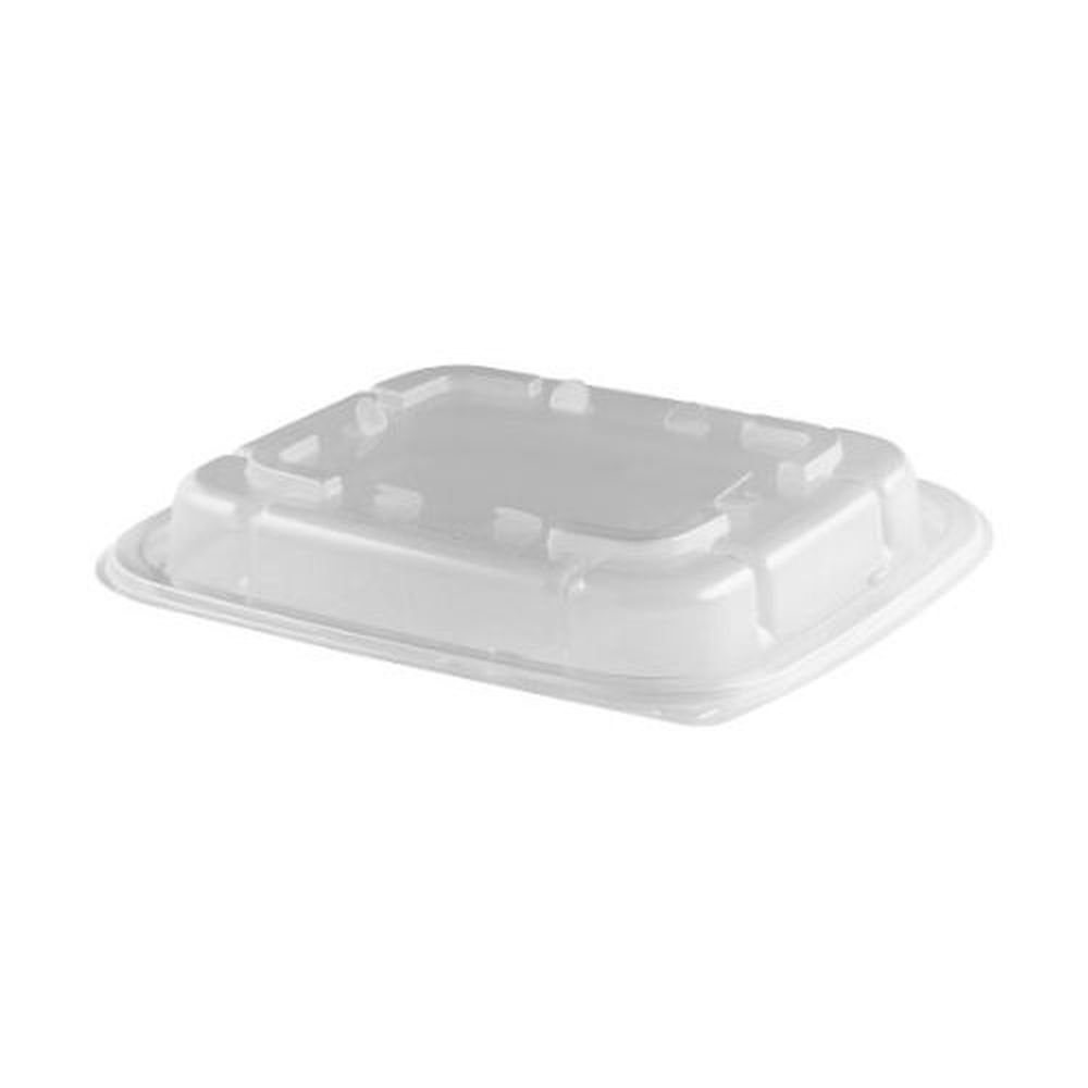 Crisp Food Clear Polypropylene Microwavable Anti-fog Vented Lid Fits Cf616, Cf620 Containers, 7 X 6 In -- 400 Per Case