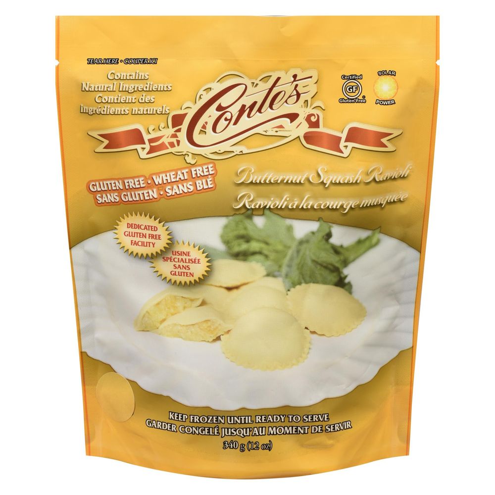 Conte Ravioli Conte's Butternut Squash Ravioli| 340 Gram