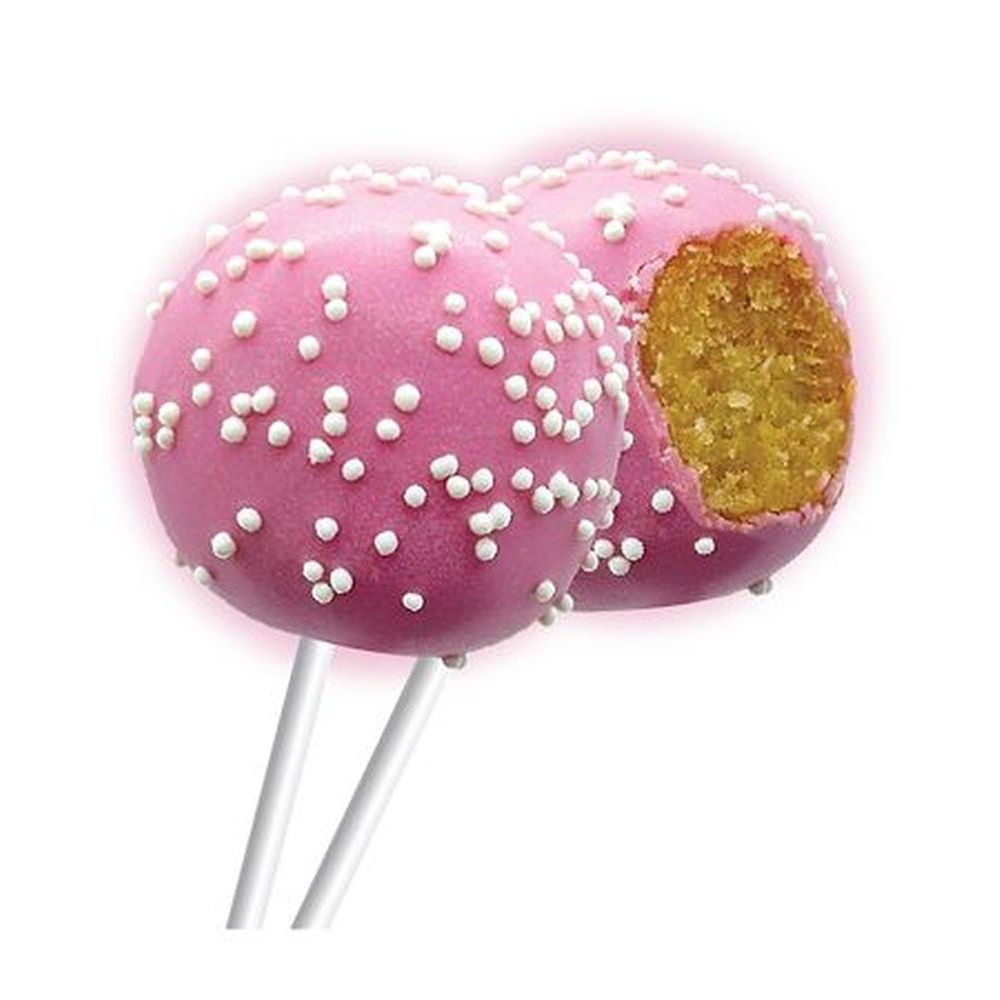 Olivias Cake Pink Birthday Vanilla Cake Pops, 36 G -- 48 Per Case
