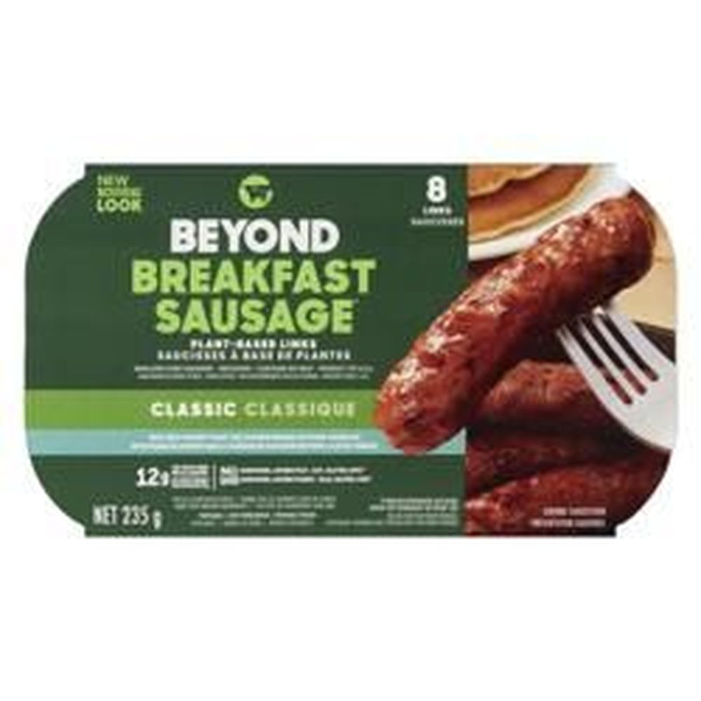 Beyond Meat Saucisses Végétales Classiques Pour Le Petit-déjeuner, 235 G – 8 Par Caisse