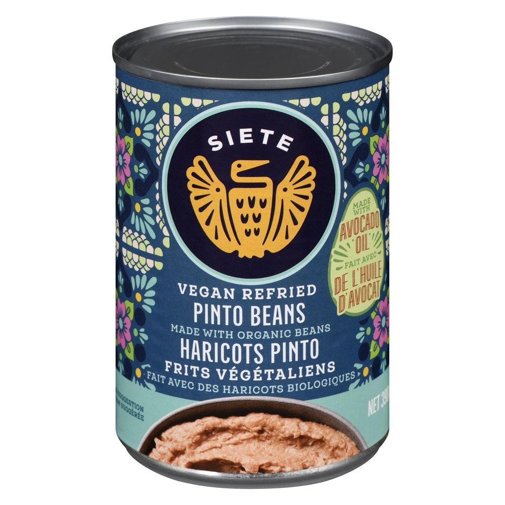 Siete Refried Pinto Beans, 398 Ml -- 12 Per Case