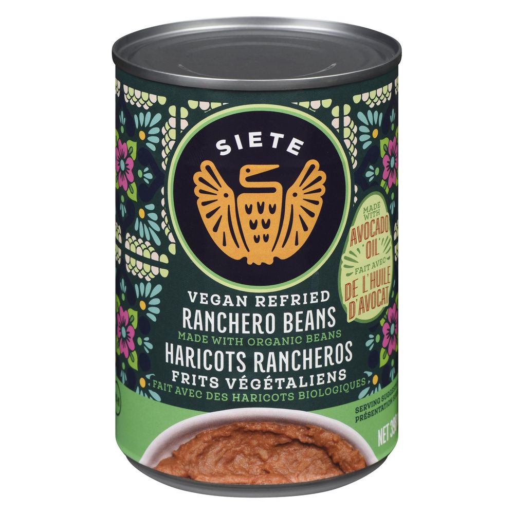 Siete Refried Ranchero Beans, 398 Ml -- 12 Per Case