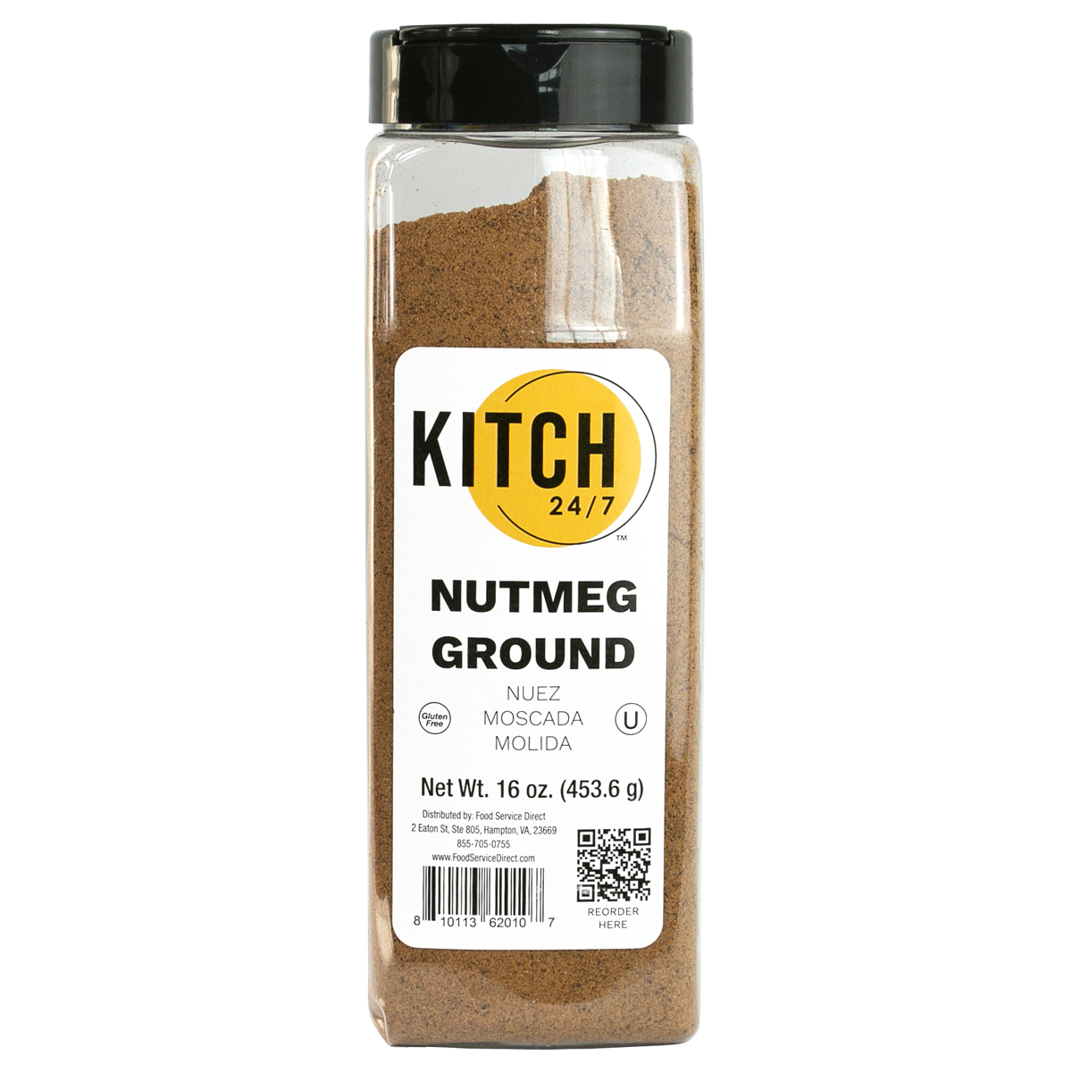 Kitch 24/7 Ground Nutmeg, 16 Oz