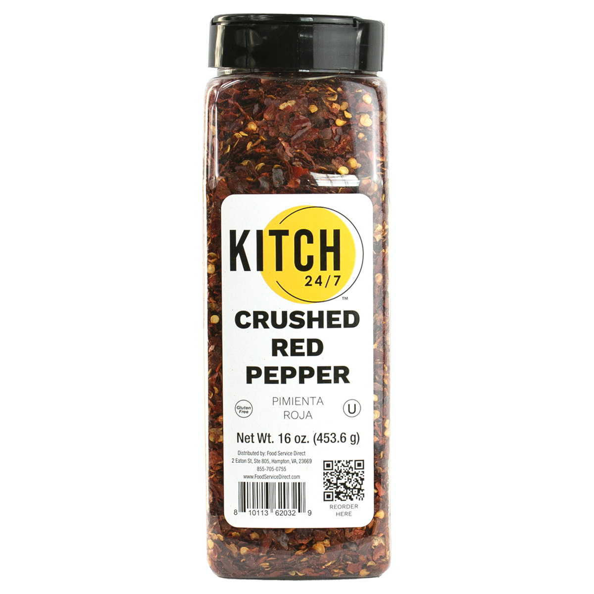 Kitch 24/7 Crushed Red Pepper, 12 Oz