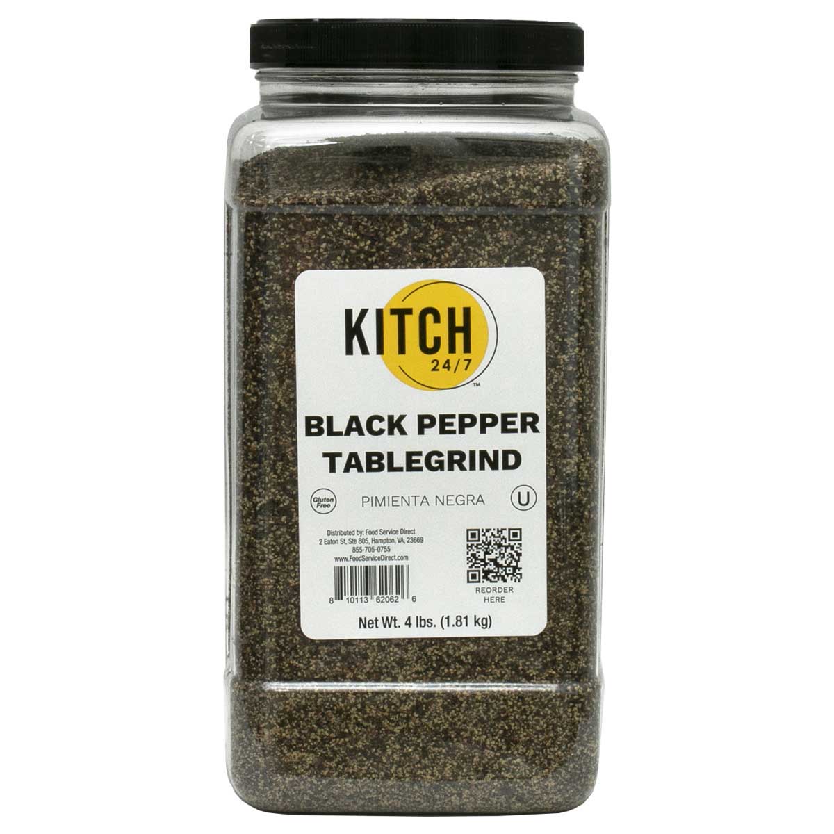 Kitch 24/7 Table Grind Black Pepper, 4 Lb
