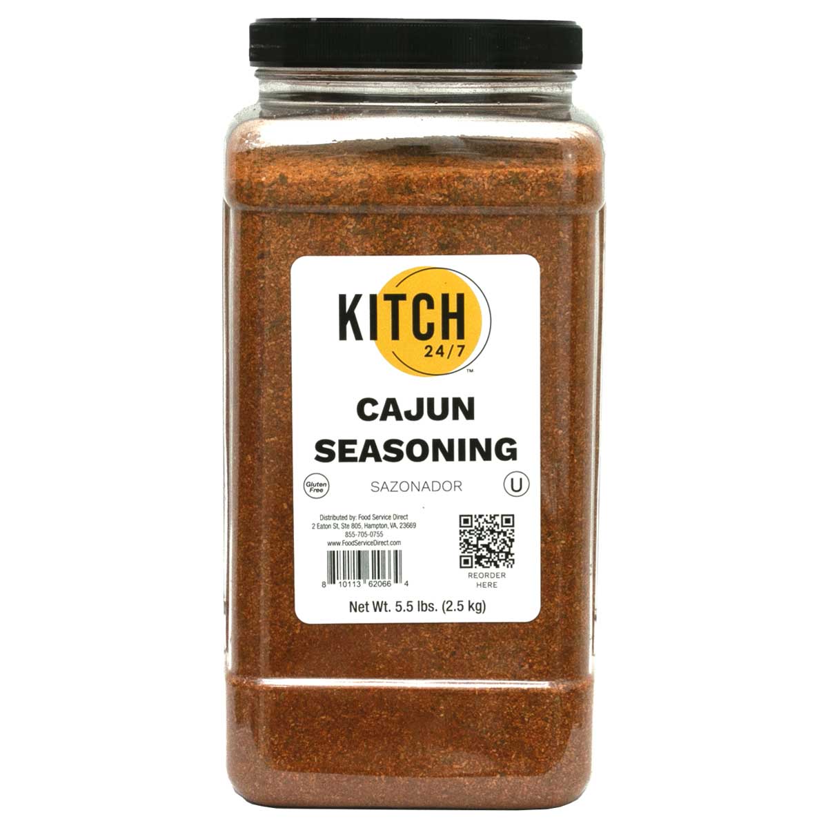 Kitch 24/7 Cajun Seasoning, 5.5 Lb