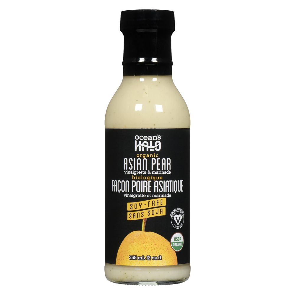 Ocean's Halo Vinaigrette De Poire Asiatique Biologique, 355 Ml – 6 Par Caisse