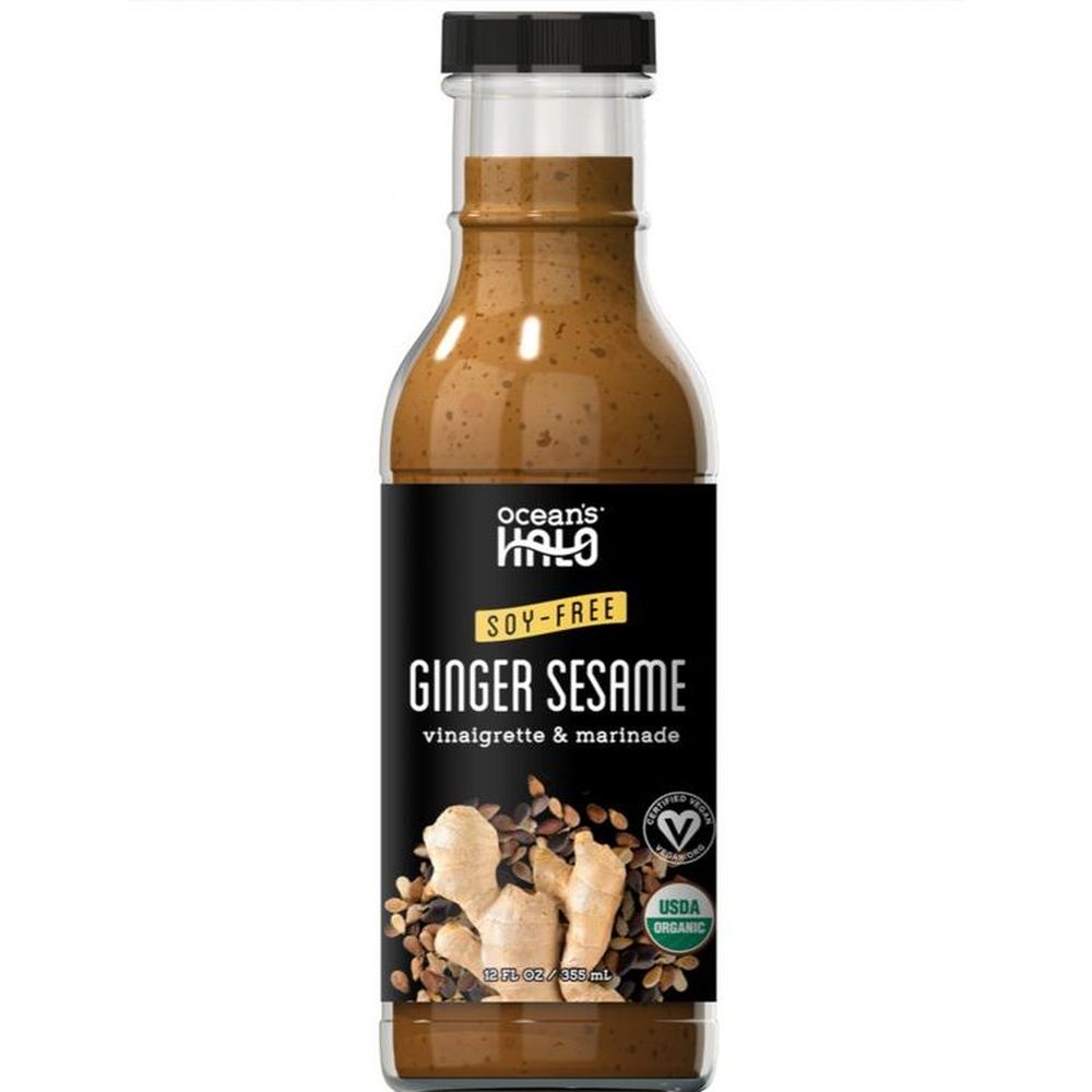 Ocean's Halo Vinaigrette Biologique Au Gingembre Et Au Sésame, 355 Ml – 6 Par Caisse