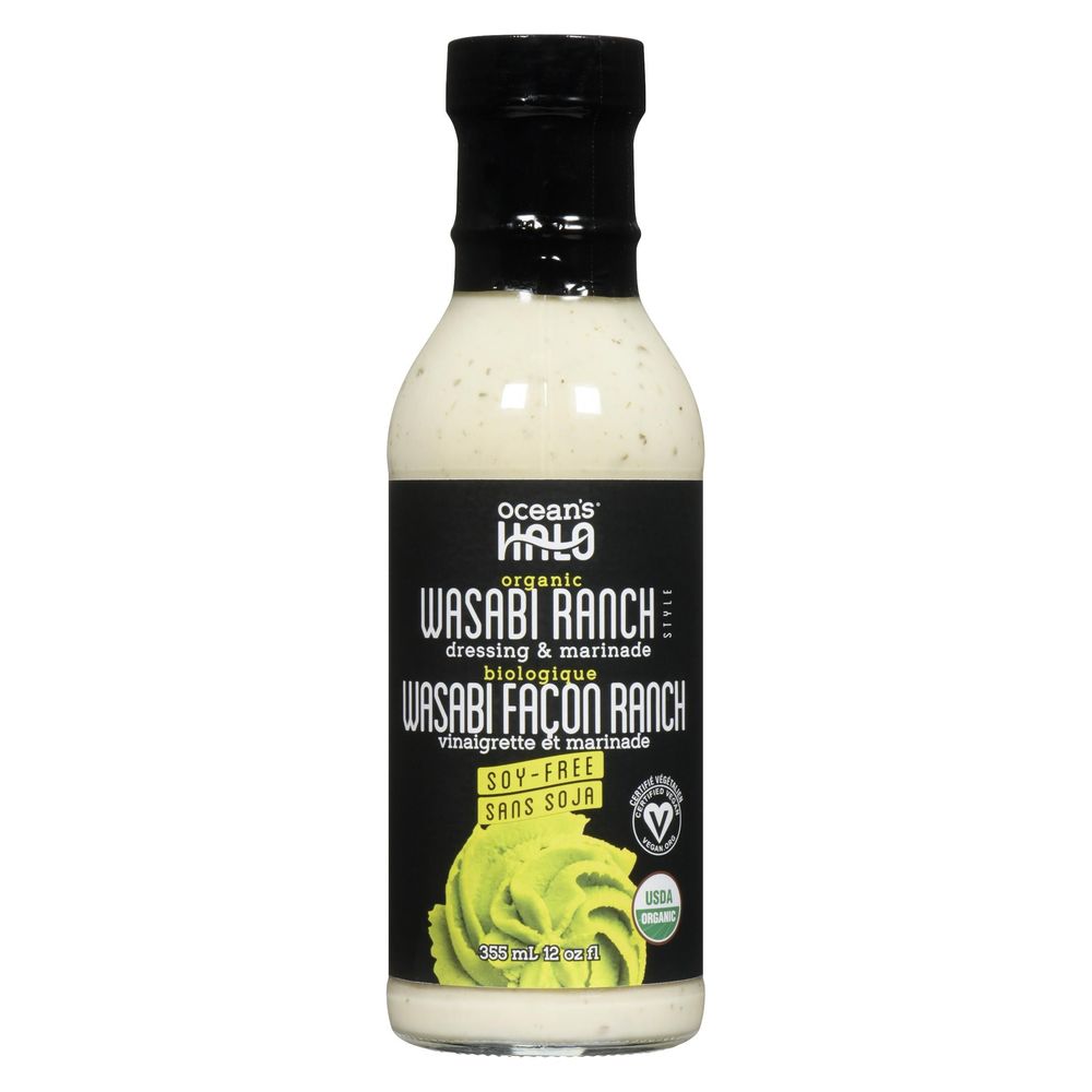Ocean's Halo Organic Wasabi Ranch Dressing, 355 Ml -- 6 Per Case