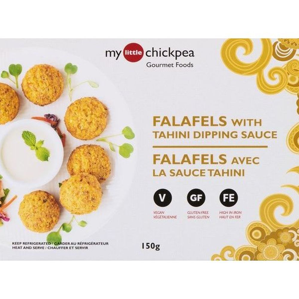 My Little Chickpea Falafels With Tahini Dipping Sauce, 150 G -- 12 Per Case