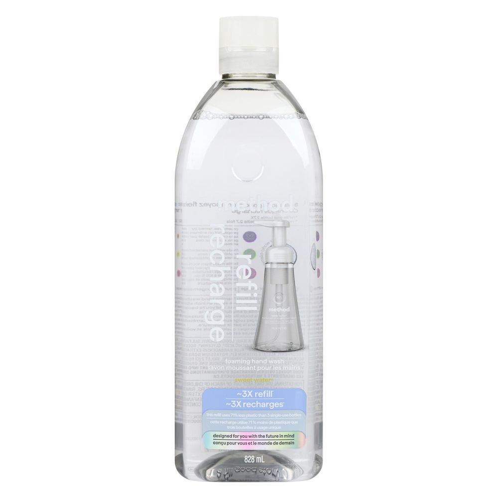 Method Sweet Water Scent Foaming Hand Wash Refill, 828 Ml -- 4 Per Case