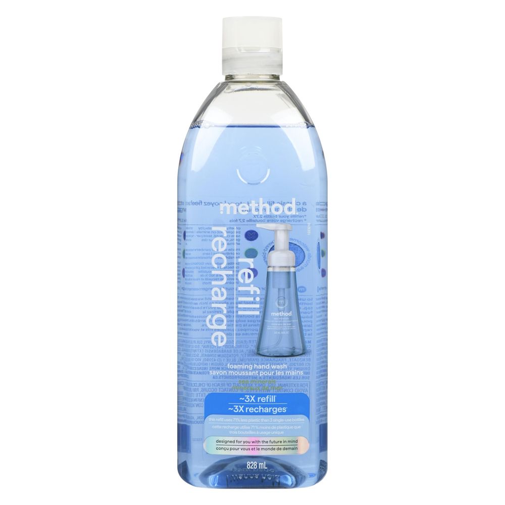 Method Sea Minerals Scent Foaming Hand Wash Refill, 828 Ml -- 4 Per Case