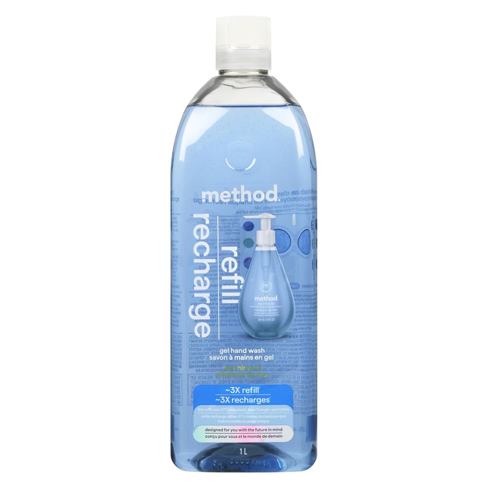 Method Sea Minerals Scent Foaming Hand Wash Refill, 1 L -- 4 Per Case