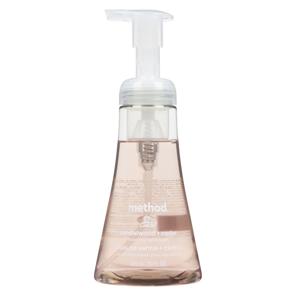 Method Sandalwood Cedar Scent Foaming Hand Wash, 300 Ml -- 6 Per Case