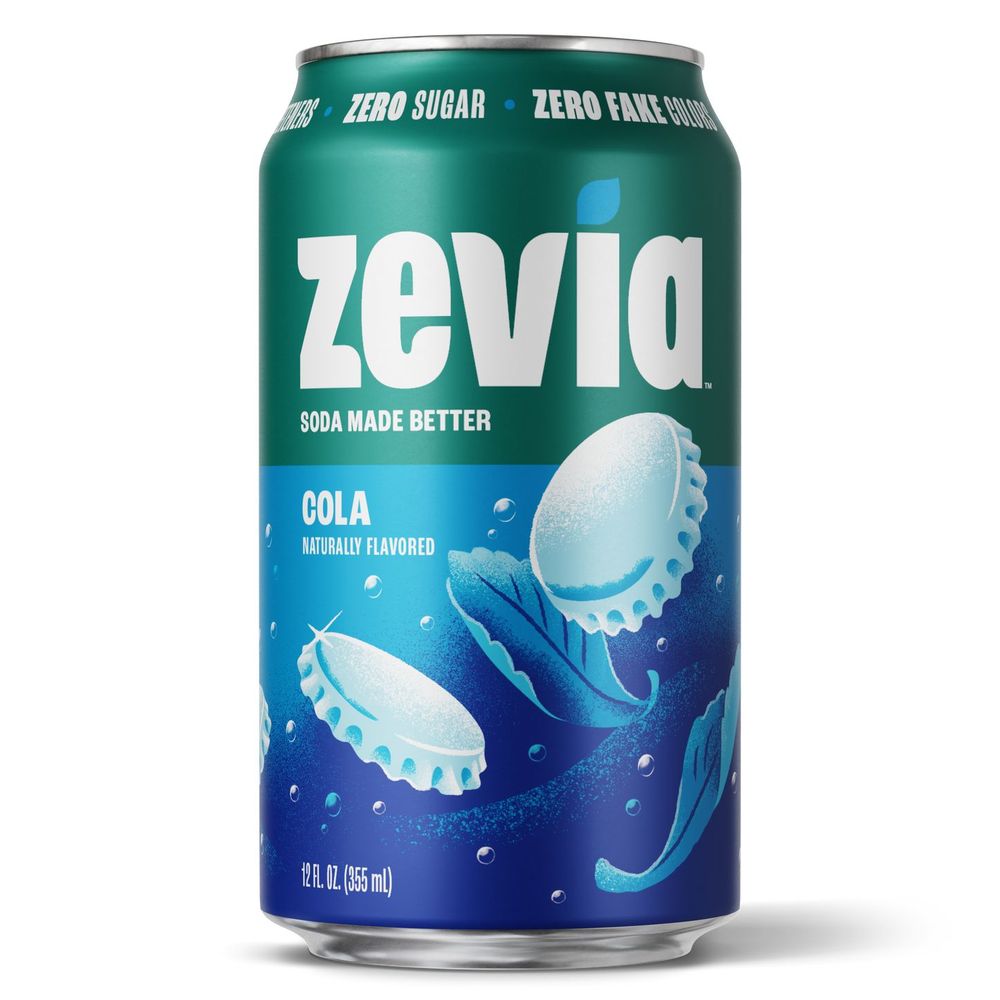 Zevia Soda Au Cola, 355 Ml – 24 Par Caisse
