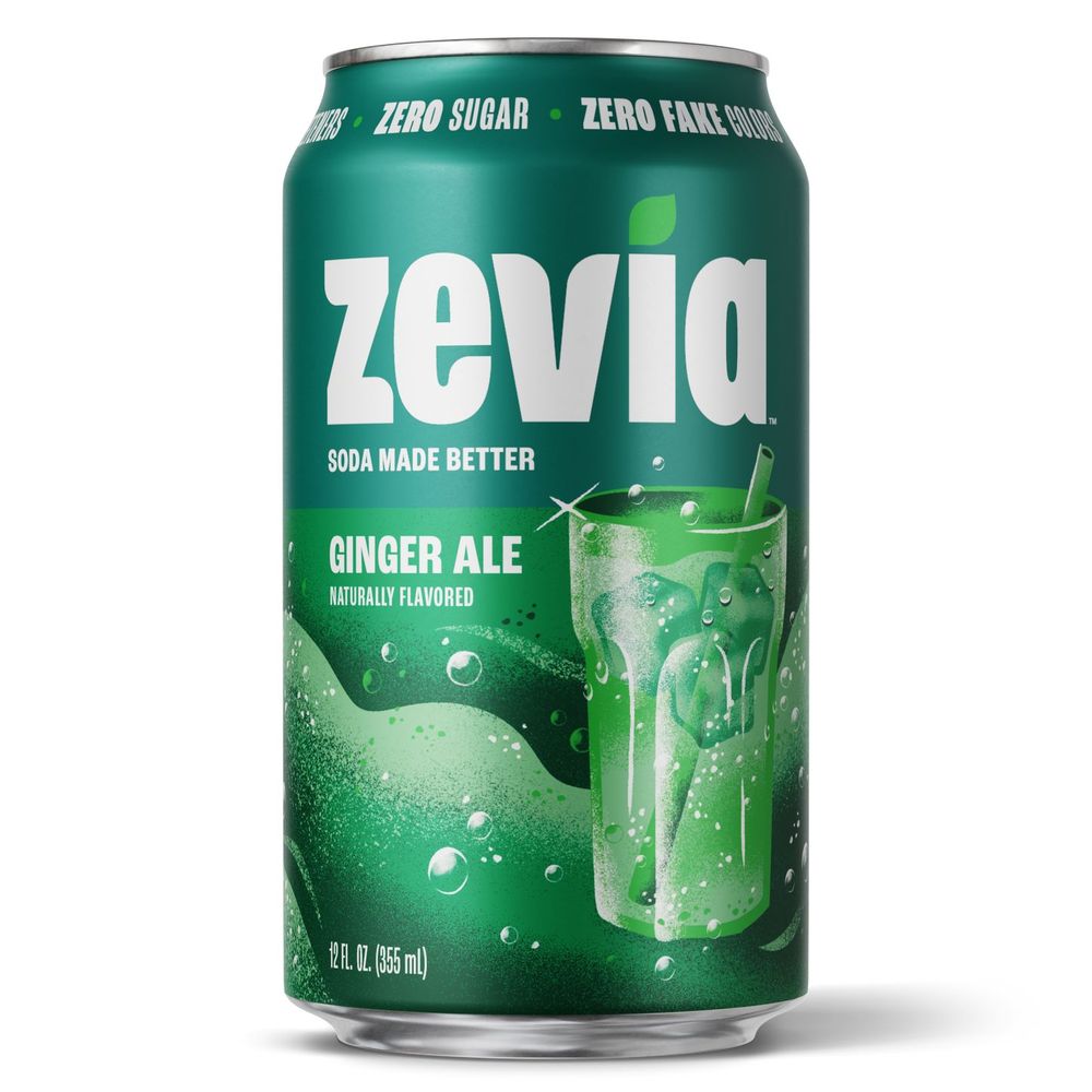 Zevia Soda Au Gingembre, 355 Ml – 24 Par Caisse