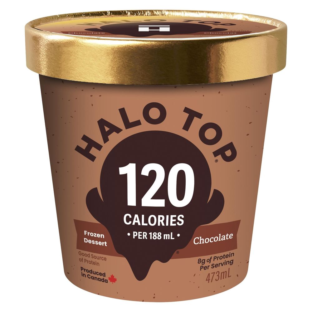 Halo Top Crème Glacée Au Chocolat, 473 Ml -- 8 Par Caisse