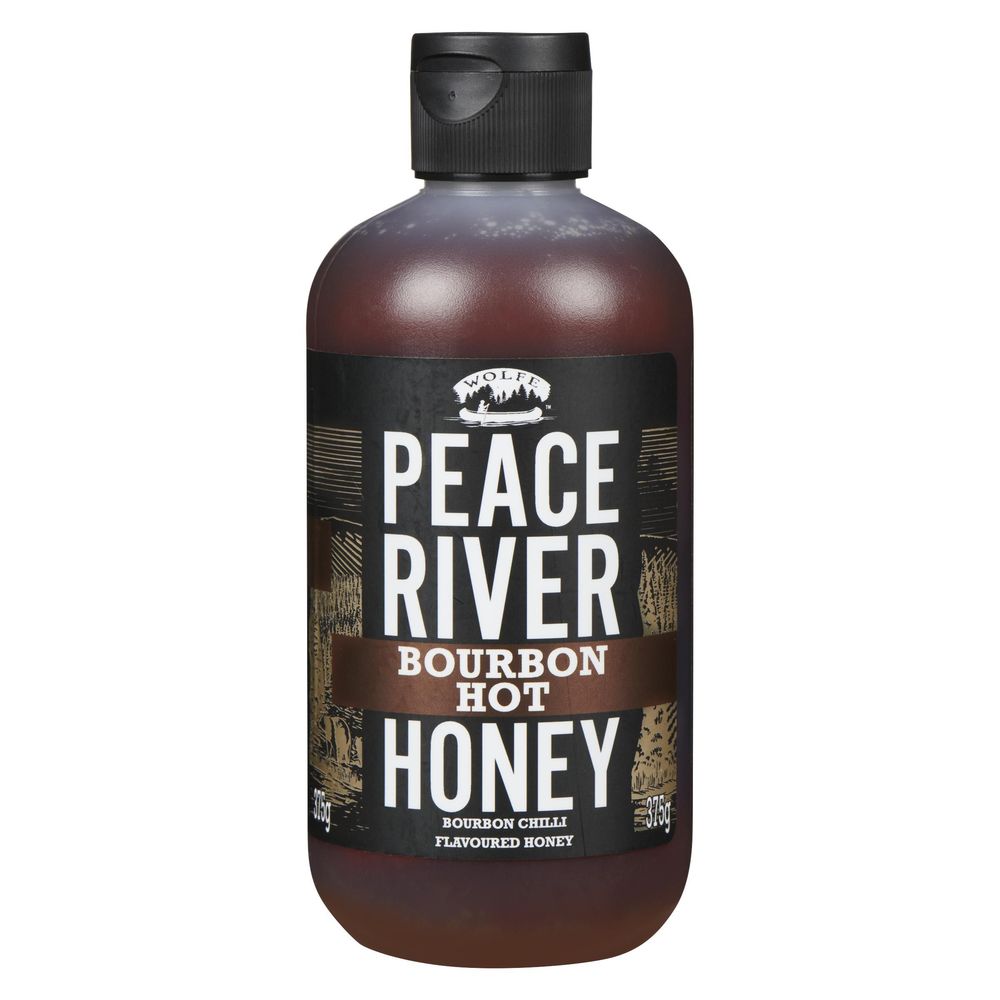 Peace River Bourbon Hot Honey, 375 G -- 6 Per Case