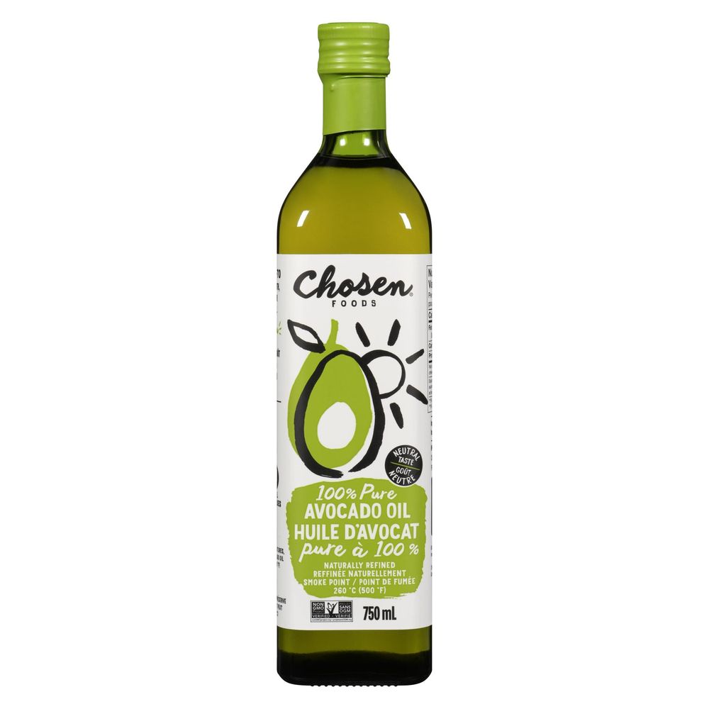 Chosen Foods 100 Percent Pure Avocado Oil, 750 Ml -- 6 Per Case