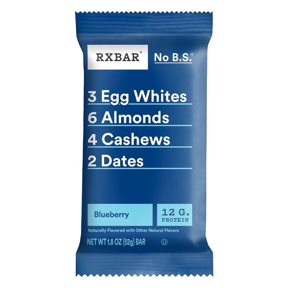 Rxbar Blueberry Protein Bar, 52 G -- 12 Per Case