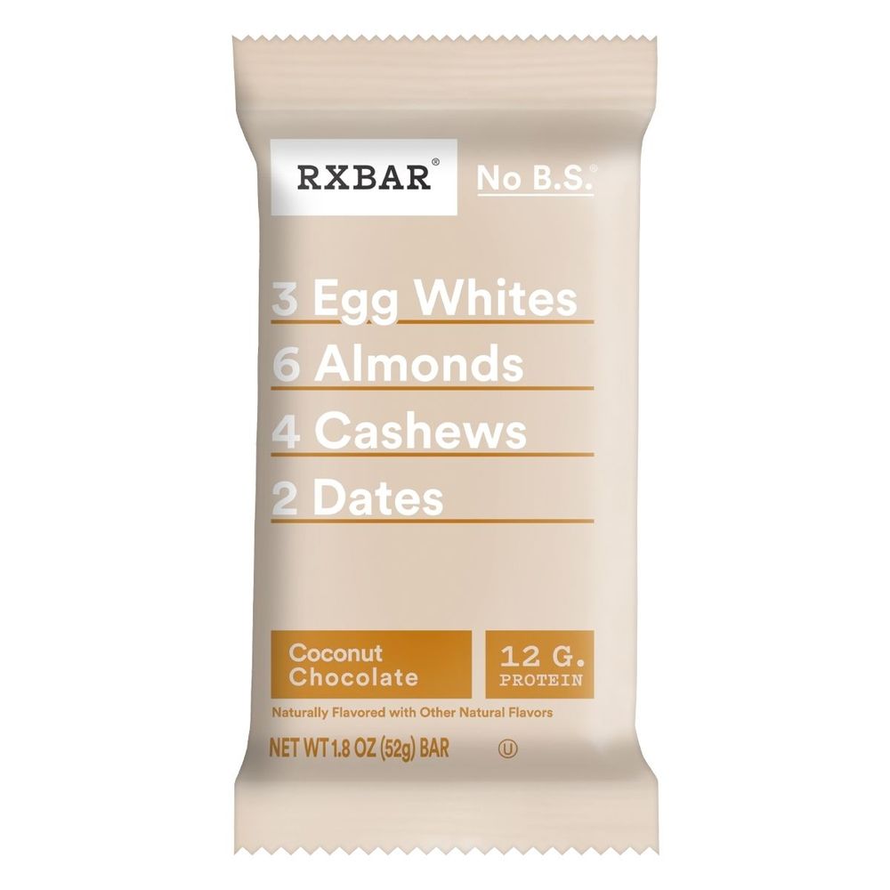 Rxbar Coconut Chocolate Protein Bar, 52 G -- 12 Per Case