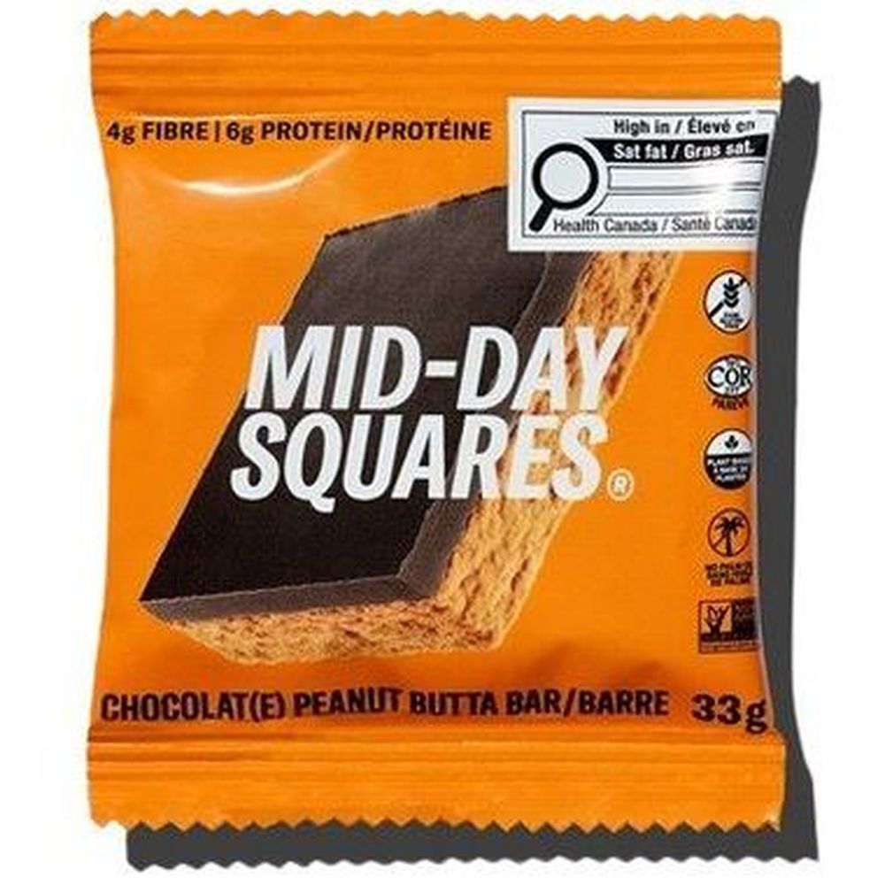 Mid Day Squares Peanut Butta Chocolate Bar, 33 G -- 48 Per Case