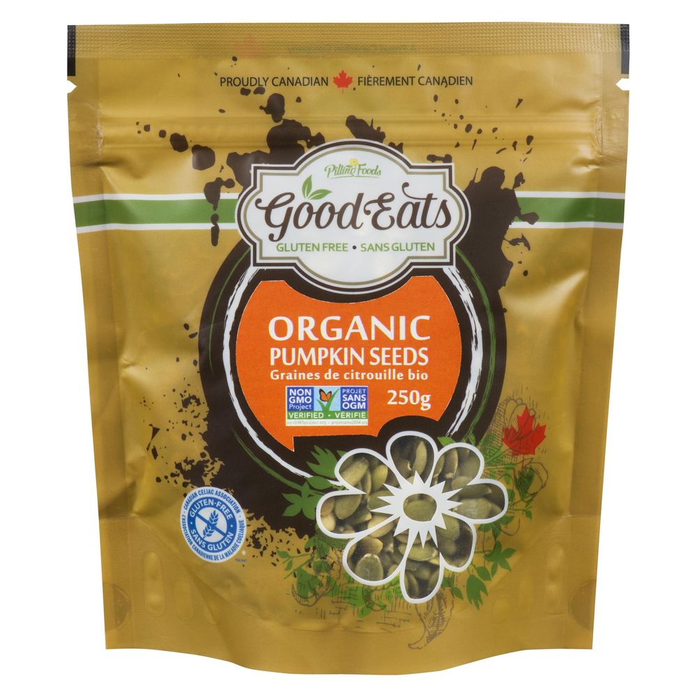 Good Eats Organic Pumpkin Seeds, 250 G -- 12 Per Case
