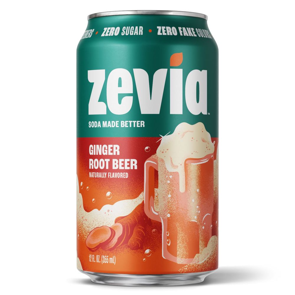 Zevia Soda À La Racine De Gingembre, 355 Ml – 24 Par Caisse